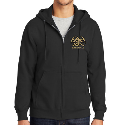 Adult Unisex Fleece Zip Hoodie Thumbnail